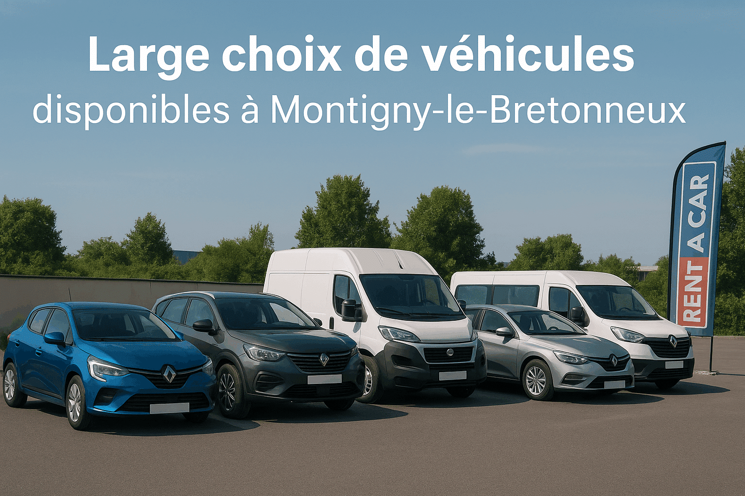 large choix de véhicules